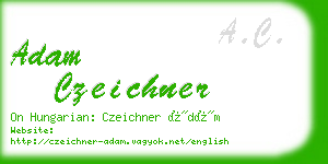 adam czeichner business card